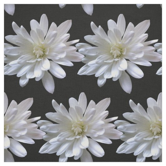 Witte maisachtige witte bloemen stof (Swatch)