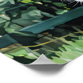 Witte Majesteit - Resting Tiger Wildlife Poster (Hoek)