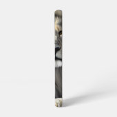 Witte majestueuze etherische witte leeuw samsung galaxy hoesje (Linkerkant)