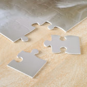 Witte Maltese hond Legpuzzel (Zijkant)