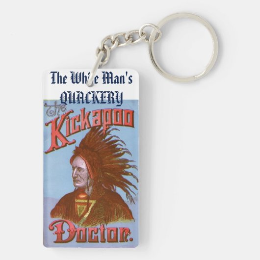 "Witte Man makreel" Sleutelhanger (achterkant)