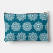 Witte Mandala op Blauwe Achtergrond Etui (Achterkant)