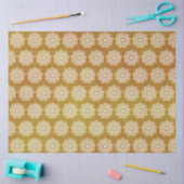 Witte Mandala op Gouden Achtergrond Tissuepapier (Craft)