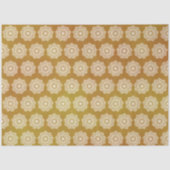 Witte Mandala op Gouden Achtergrond Tissuepapier (Voorkant)