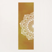 Witte Mandala op Gouden Achtergrond Yogamat (Achterkant)