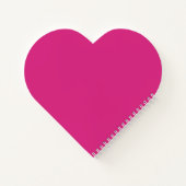 Witte Mandala op Roze Achtergrond Notitieboek (Achterkant)