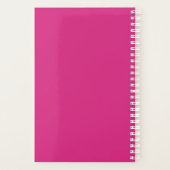 Witte Mandala op Roze Achtergrond Planner (Achterkant)