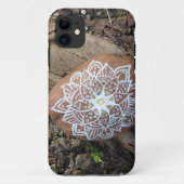 Witte Mandala Tekensteen Case-Mate iPhone Case (Achterkant)
