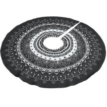 Witte Mandala Zwart