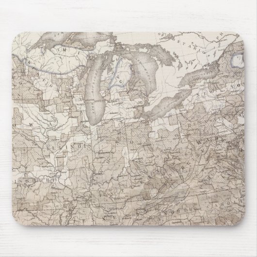 Witte mannelijkheid muismat (Voorkant)