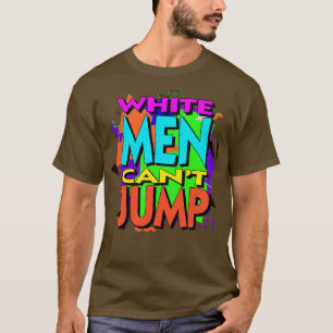 Witte Mannen Cant Jump 90s Blast Colorway T-shirt