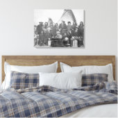 Witte Mannen (inclusief Buffalo Bill) en Lakota 2 Canvas Afdruk (Insitu (Slaapkamer))