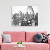 Witte Mannen (inclusief Buffalo Bill) en Lakota 2 Canvas Afdruk (Insitu (Woonkamer))