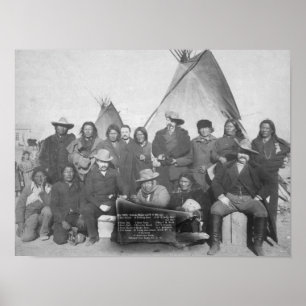 Witte Mannen (inclusief Buffalo Bill) en Lakota 2 Poster