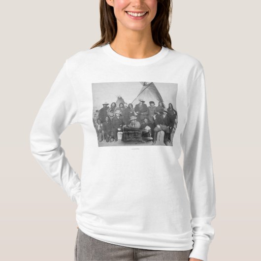 Witte Mannen (inclusief Buffalo Bill) en Lakota 2 T-shirt (Voorkant)