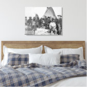 Witte Mannen (inclusief Buffalo Bill) en Lakota Canvas Afdruk (Insitu (Slaapkamer))