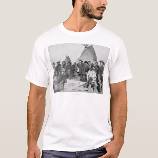 Witte Mannen (inclusief Buffalo Bill) en Lakota T-shirt (Voorkant)
