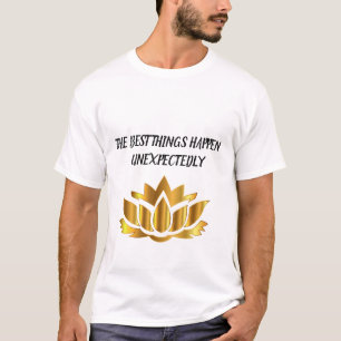 Witte mannen T-shirt met toewijding