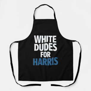 Witte Mannen Voor Harris Kamala Harris 2024 Verkie Schort