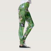 Witte manzanita bloesems groen leggings (Rechts)