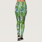 Witte manzanita bloesems groen leggings (Achterkant)