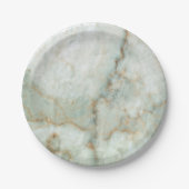 Witte Marbe Papieren Bordje (Voorkant)