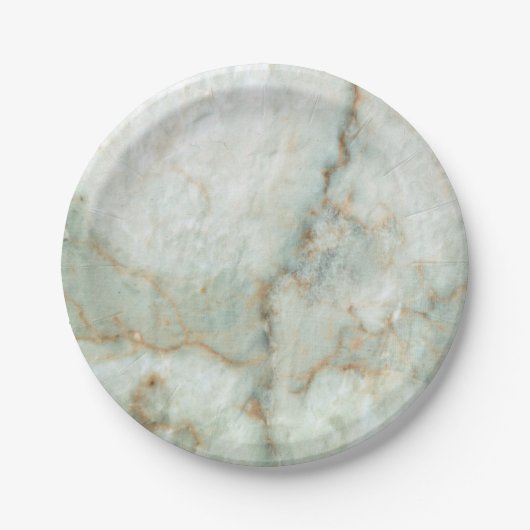 Witte Marbe Papieren Bordje (Voorkant)