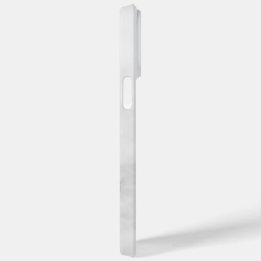 Witte Marble Modern Script Persoonlijke naam Case-Mate iPhone Case (Achterkant / Rechts)