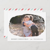 Witte maretak - Vakantie Briefkaart (Voorkant / Achterkant)