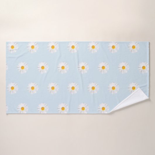 witte margriet bad handdoek (Badhanddoek)