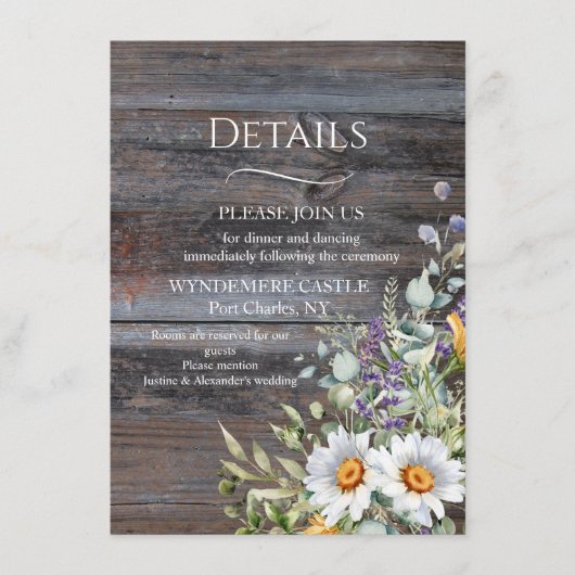 Witte Margriet Informatiekaartje (Voorkant)