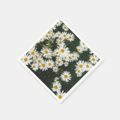 Witte Margriet Weide Servet (Hoek)