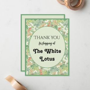 Witte margrieten en gele vlinders in tuin uit groo notitiekaartje