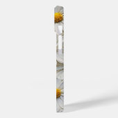 Witte margrieten over noodlijdend papier Case-Mate iPhone case (Achterkant / Links)