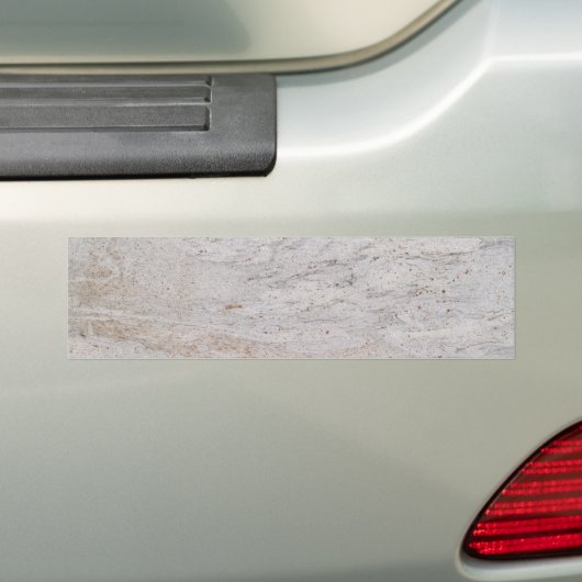 Witte marmer Achtergrond Bumpersticker (Op auto)