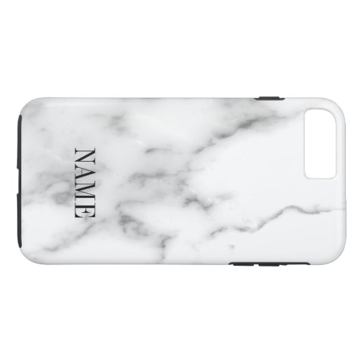 Witte marmer achtergrond Case-Mate iPhone case (Achterkant (Horizontaal))