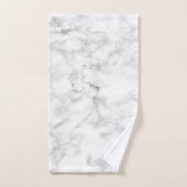 Witte marmer bad handdoek (Handdoek)