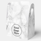 Witte marmer bedankdoosjes (Geopend)