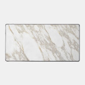 Witte marmer bureaumat (Voorkant)