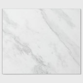 Witte marmer cadeaupapier (Vlak)