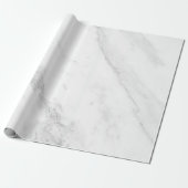 Witte marmer cadeaupapier (Uitgerold)