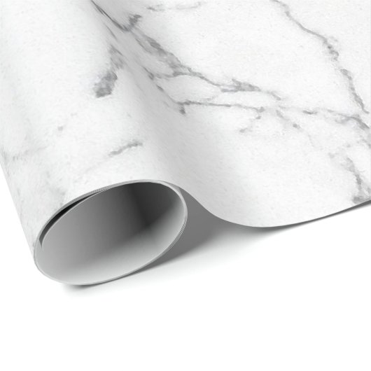 Witte marmer cadeaupapier (Rol Hoek)