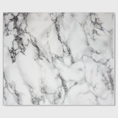 witte marmer cadeaupapier (Vlak)