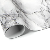 witte marmer cadeaupapier (Rol Hoek)