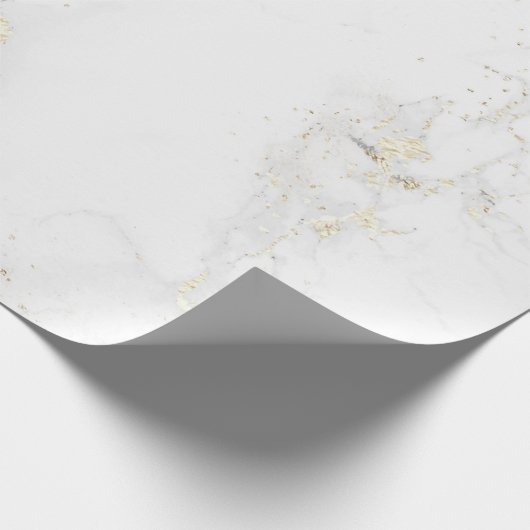 witte marmer cadeaupapier (Hoek)