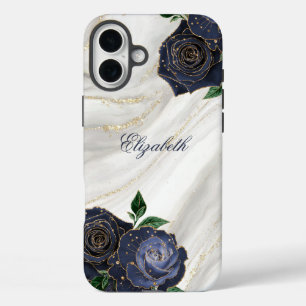 Witte marmer iPhone 16 plus hoesje