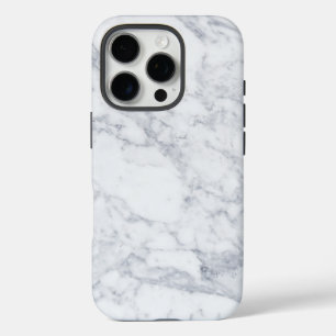 Witte marmer iPhone 16 pro hoesje