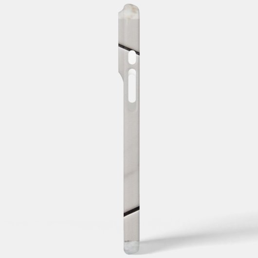 Witte marmer Case-Mate iPhone case (Achterkant / Links)