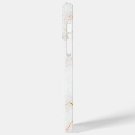 Witte marmer Case-Mate iPhone case (Achterkant / Links)