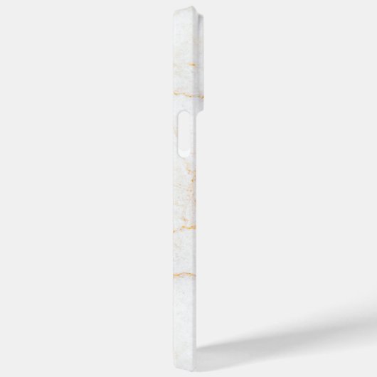 Witte marmer Case-Mate iPhone case (Achterkant / Rechts)
